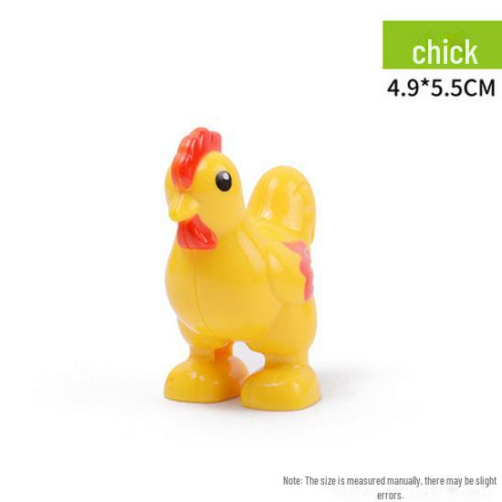 Lego-Compatible Large Animal Accessories Building Blocks for Kids' Prairie, Ocean, Jungle Simulations, Ages 3+