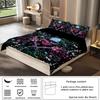3-piece set, skull gestures pattern printed duvet set, queen, king, double bed, party  funny and creative bedding set