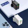 2A+2C Multi-Port Charger: European/American/UK Specs, QC3.0 & PD36W Fast Charging for Mobile Phones