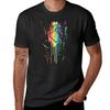 Watercolour and Pen Rainbow Anatomical Heart TShirt for a Boy Graphics Animal Prinfor Boys T Shirts Men