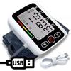 Portable Blood Pressure Monitor with LCD Screen Digital Wrist Blood Pressure Monitor Heart Rate Pulse Monitor Home Use Measurement