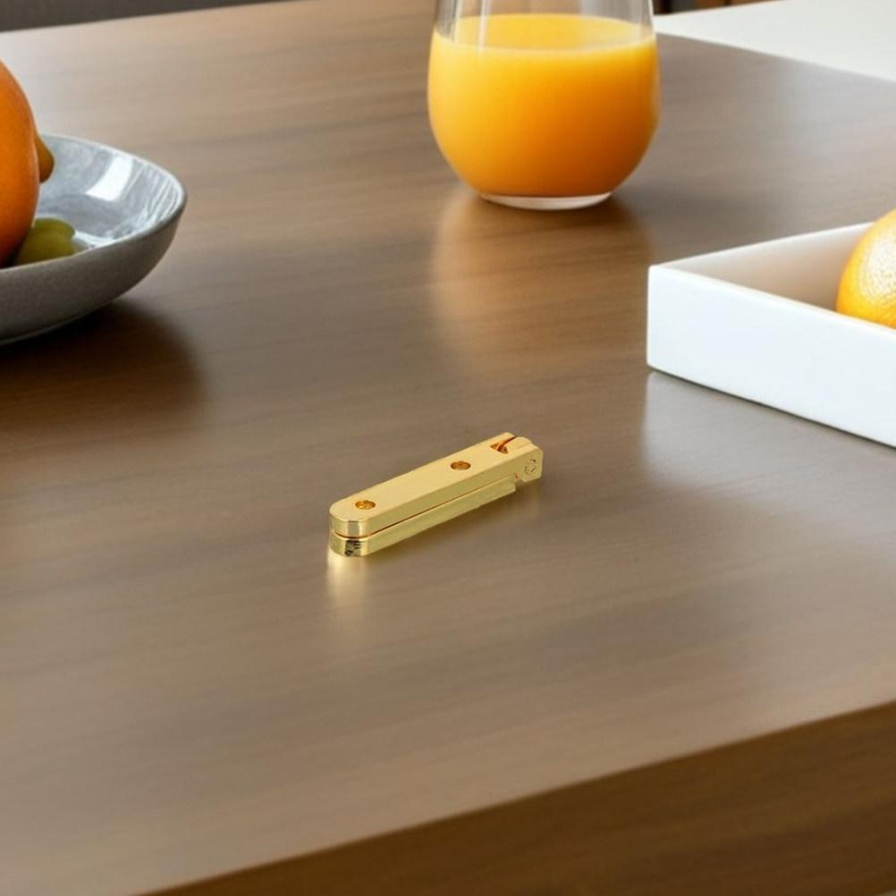 12 Pcs Furniture Hinges Jewellery for Wood Chest Cabinet Hardware Case 90 Degree Folding Support Small Folding Support Jewelry