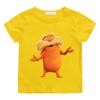Summer New Style The Lorax TEE 100%Cotton Kawaii Boys/girls TOPS Cartoon Print Manga Tee Comfortable O-neck Tee-shirt