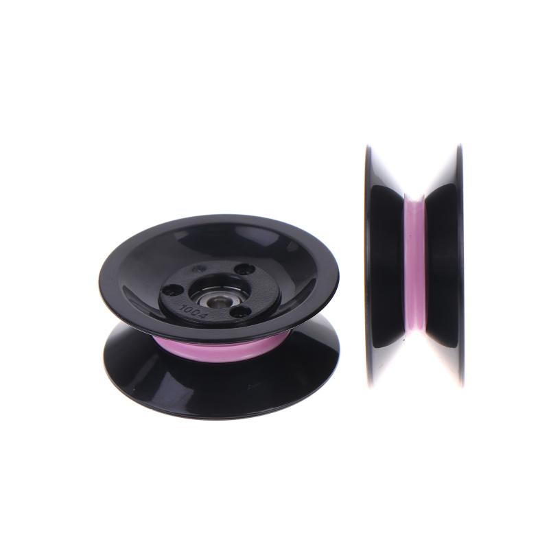 2 Stück 1004 U-Nut V-Nut Rad Wickelmaschine Riemenscheibe Keramik Drahtführungsrad Kombinierte Führungsscheibe