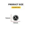 14mm Car Remote Key Sticker Aluminum Emblem Decal For Mercedes Benz AMG Smart W205 C300 W203 W206 W108 W124 W126 W140 W168 W169