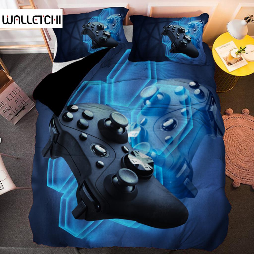 

Современные тенденции технологий Геймерский комплект постельного белья для взрослых и детей Геймпад Одеяло/Пододеяльник Хиппи Скандинавский полиэстеровый пододеяльник EU single(135x200cm)