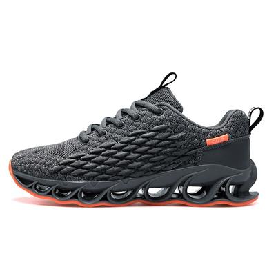 Graue Fischschuppen Männer Freizeitschuhe Männliche Turnschuhe Mode Klinge Sohle Neue Ankunft Laufschuhe Für Männer Sportschuhe Atmungsaktiv