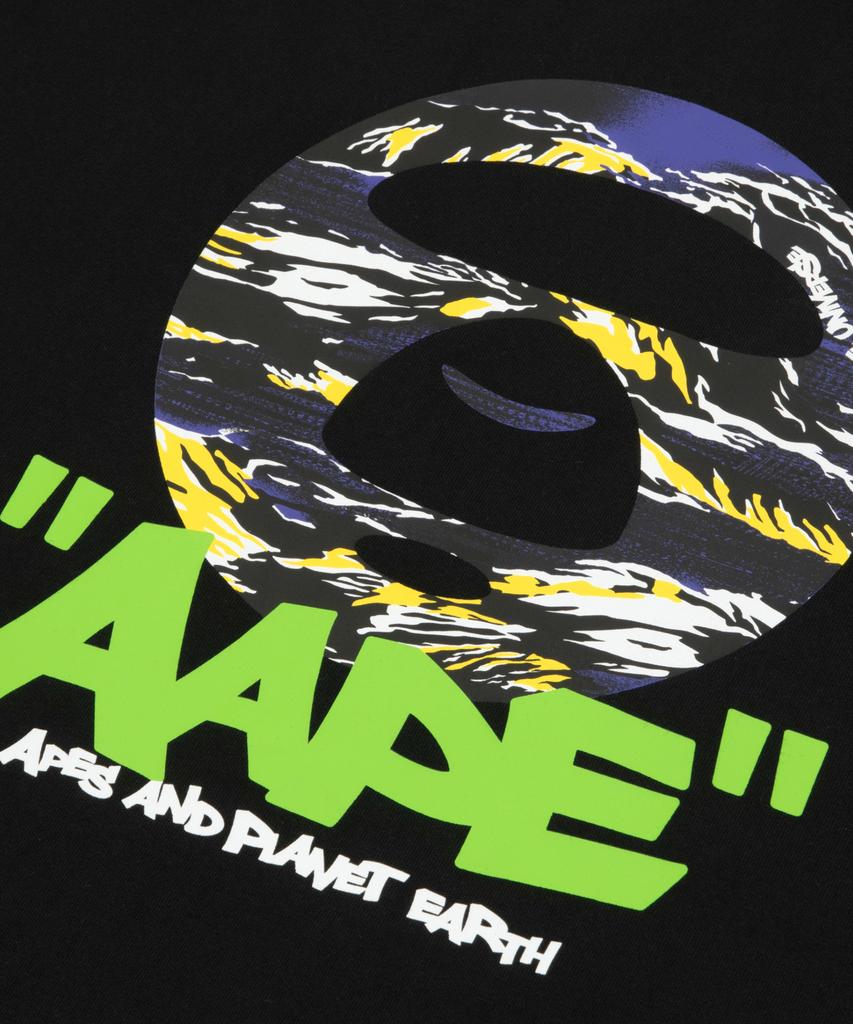 Eipeu Aapeunvs Moonface Graphic T-Shirt Black / Aaptem1888Xxqbkx