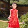 Sommer 2026 Cheongsam Kleid für Mädchen: Stilvolles neues chinesisches Design für ältere Kinder
