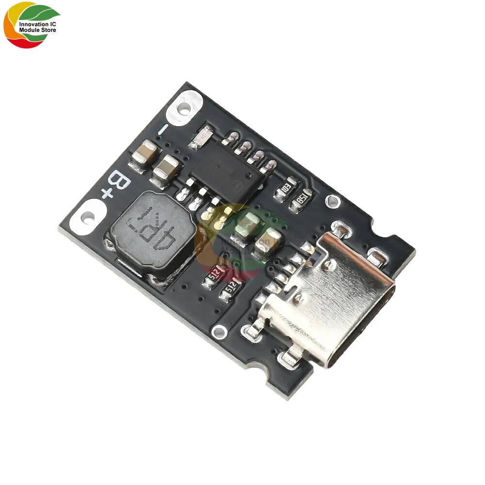 1S 3.2V/3.6V 2.4A DC 4.5-5.5V Charging Board LiFePO4 Battery Dedicated Charging Module High Current Charging Board Type C