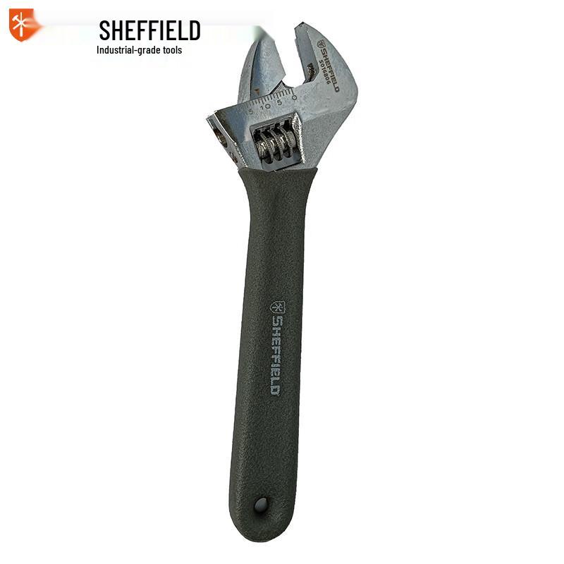 SHEFFIELD Plastic-Dipped Handle Adjustable Wrench 6 inches