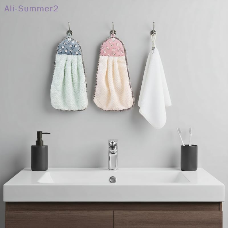 {MX} 1/8/10Pcs Braided Cotton Loop Metal Towel Clip Towel Clips Bathroom Kitchen Hand Towel Clamp Hat Hanger Storage Holder