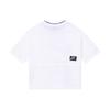 Drop Shoulder Sleeve T Shirt Women's White CJ2041-100
