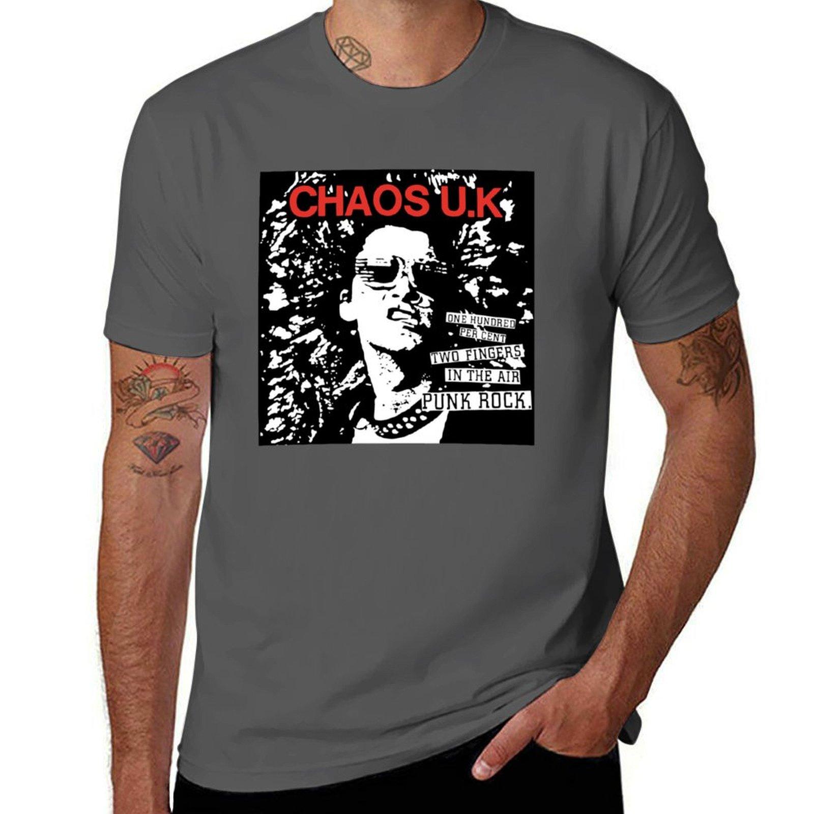 

Chaos UK One Hundred Percent T-Shirt man t shirt graphic cotton t shirts high quality T-Shirt 4XL
