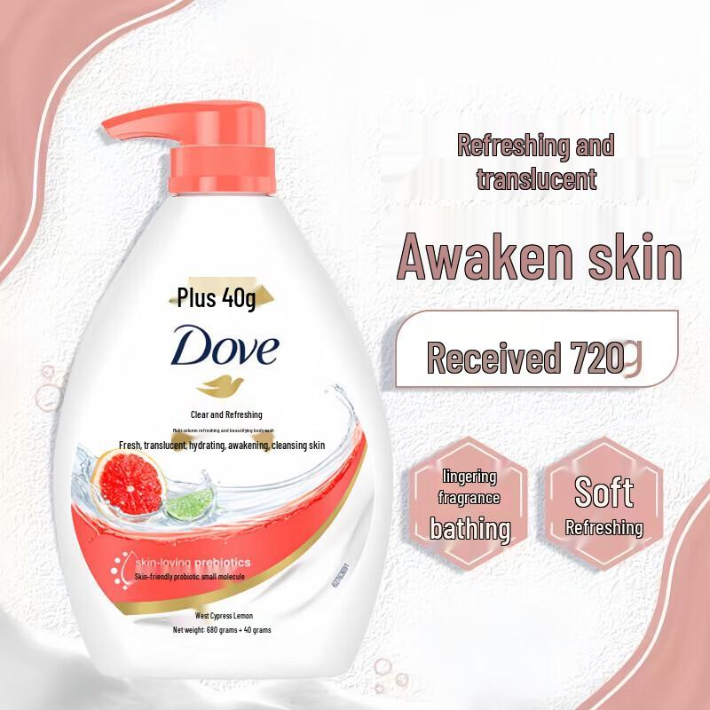 Dove Clear & Revive Refreshing Body Wash