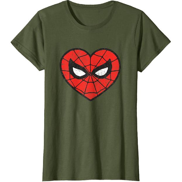 Maglietta Marvel Spider-Man Cuore