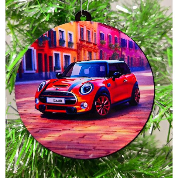 Classic Red Mini an Car Ornament – Racing High Performance