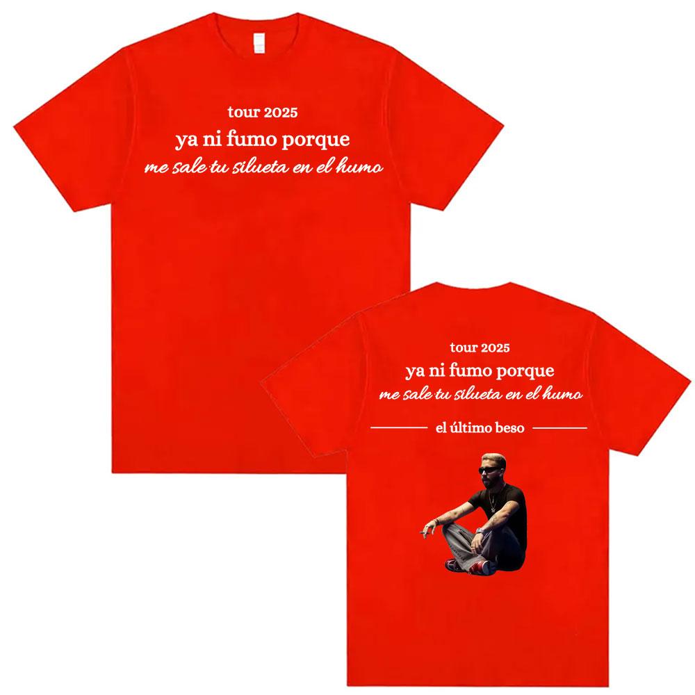 

Mora Ya Ni Fumo Porque El Ultimo Beso Printed Tee Shirt Mens Clothing High Street Summer Tshirt 100 Cotton Oversized T Shirt S