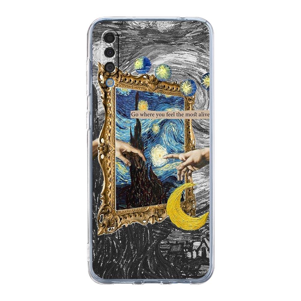Starry sky van gogh art Phone Case For Samsung A14 5G A12 A22 A32 A34 A42 A52 A54 A50 A70 A30 A40 A20E A10S A20S A02S A04S Cover