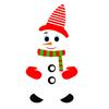 Magnetic Christmas Tree For Refrigerator Door Decor Snow Doll Snow Magnet Fridge Magnet for Xmas New Year's Kitchen Decoration