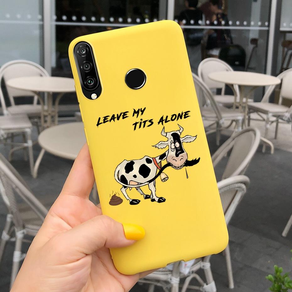 For Huawei P30 Lite Phone Case Flower Girl Pattern Soft Silicon Cover For Huawei P30 Pro Lite Case Cute Funda P 30 P30lite Cases
