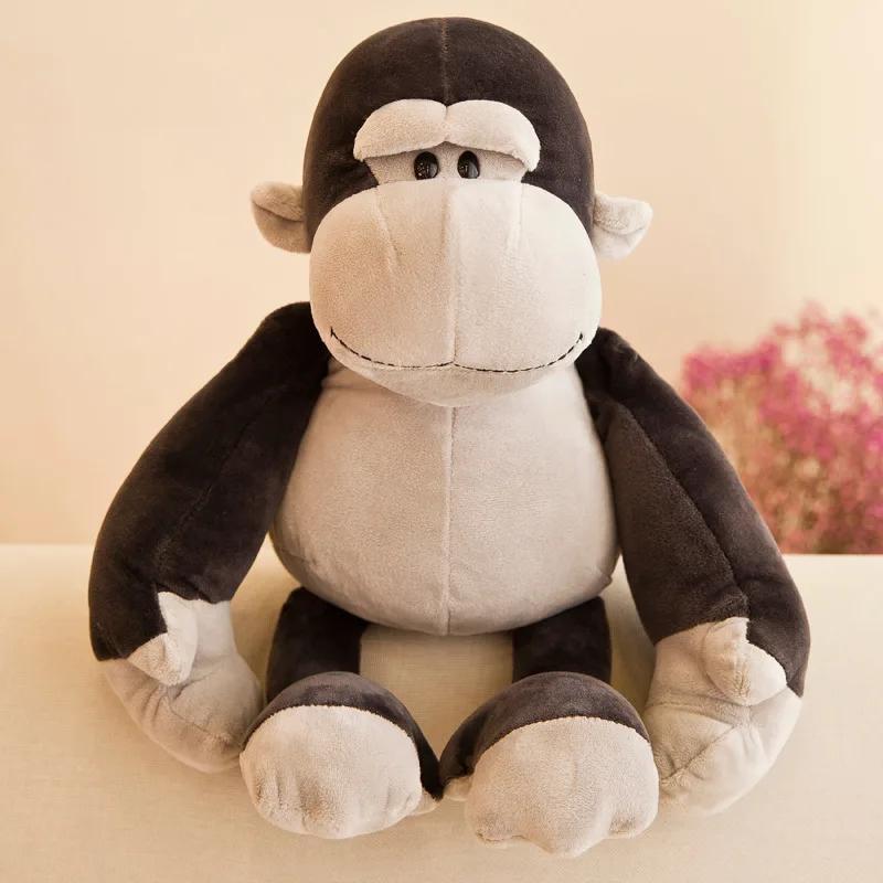 Kawaii Jungle Animal Plush Toys Forest Animal 25CM Plush Dog Zebra Elephant Lion Fox Giraffe Children's Toys Doll Birthday Gift