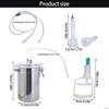 Stainless Steel Manual Milker Milking Machine Simple Operations Milking Device for Small Scale Milk Production