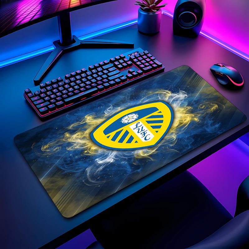 Leeds United Fußballmuster Mauspads Nicht?Rutschfestes Gummi-Basis Gaming-Mauspad Für Schreibtisch Büro Zuhause