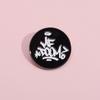 Doom Eyecatching Mf Letter Brooch In Durable Alloy For Unisex Hip Hop And Fashion Punk