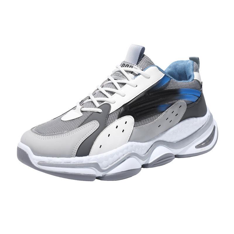 Men's Casual Shoes, Sports Shoes, Thick-soled Wear-resistant and Breathable Single Shoes, Fashionable Versatile Large-size Dad Shoes