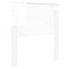 Headboard with Glossy White Headboard 90 cm Particleboard