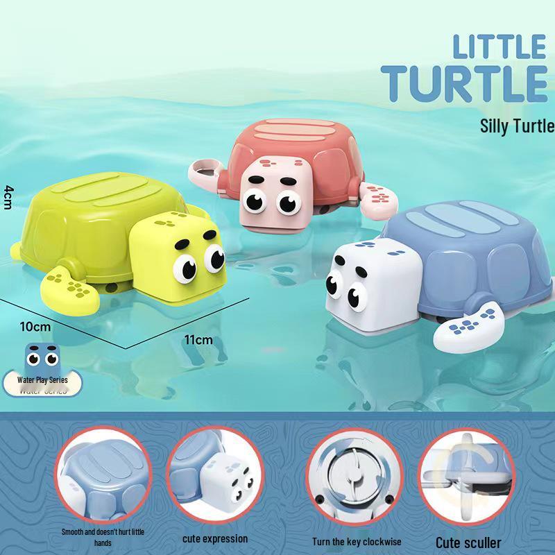 TikTok-Inspired Children's Bath Toys: Little Dolphin & Turtle for Boys & Girls