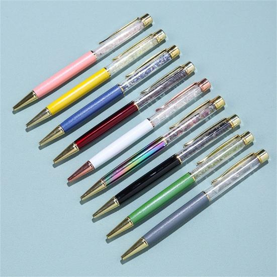 Penna a sfera Fluent Write Scrittura fluida Impugnatura naturale comoda Penna roller con cristallo finto per la classe