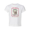 Unisex Hunting T Shirt With Jungle Scene And Forest Border Bear And Deer Illustr
