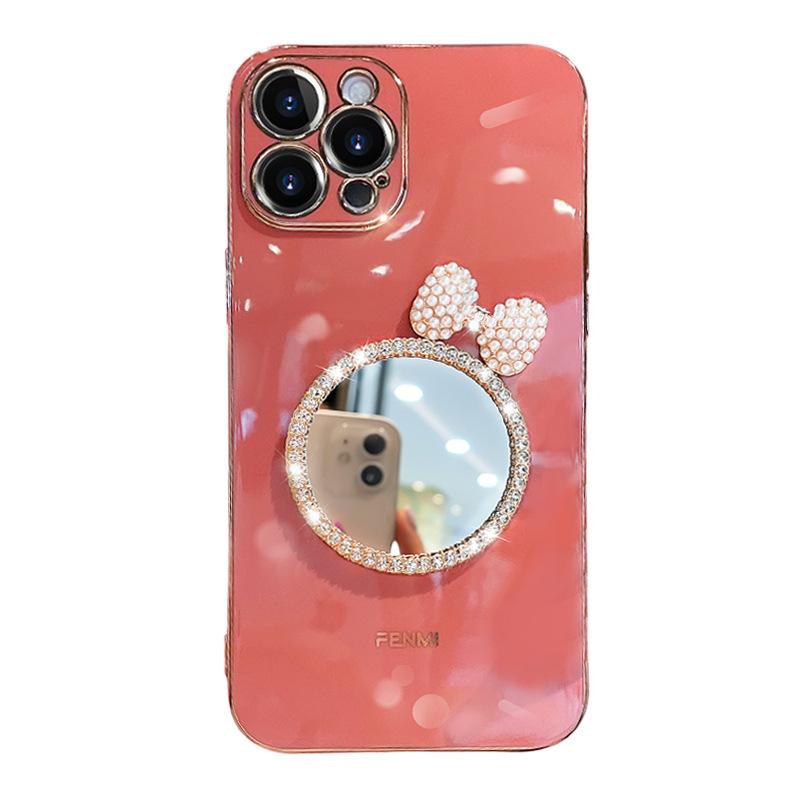Suitable for Apple 15 Phone Case Electroplated Mirror, IPhone16 Protective Case, 13/14Pro Max Creative