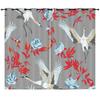 Curtain Flower Simple Full Screen Flower 3D Digital Printing Blackout Curtain Punching