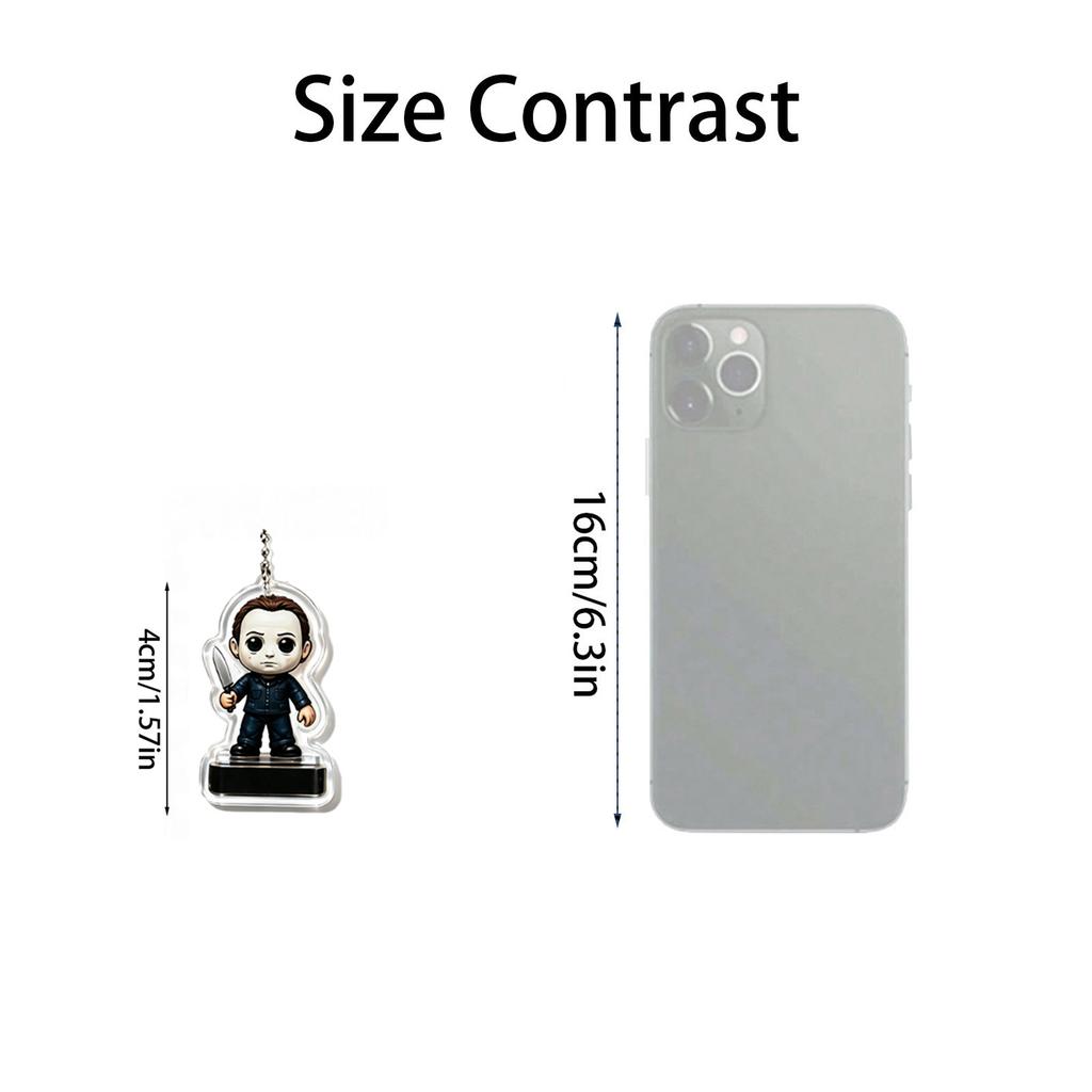 Acrylic Charm, -Pack 2D Assorted Pendants for Bags, Backpacks, Keychains and Phones