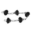 Rain Chain 37.4in Aluminum Alloy Flower Rain Catcher Chain for Downspout Patio Decoration