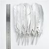 Gold Silver Goose Feathers For Crafts Duck Turkey Feather Decor Hats Jewelry Handicrafts Manmade Decorations Wedding Accessories