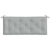 Garden Bench Cushions 2 Pcs Light Grey Melange 120x50x7 Cm Fabric