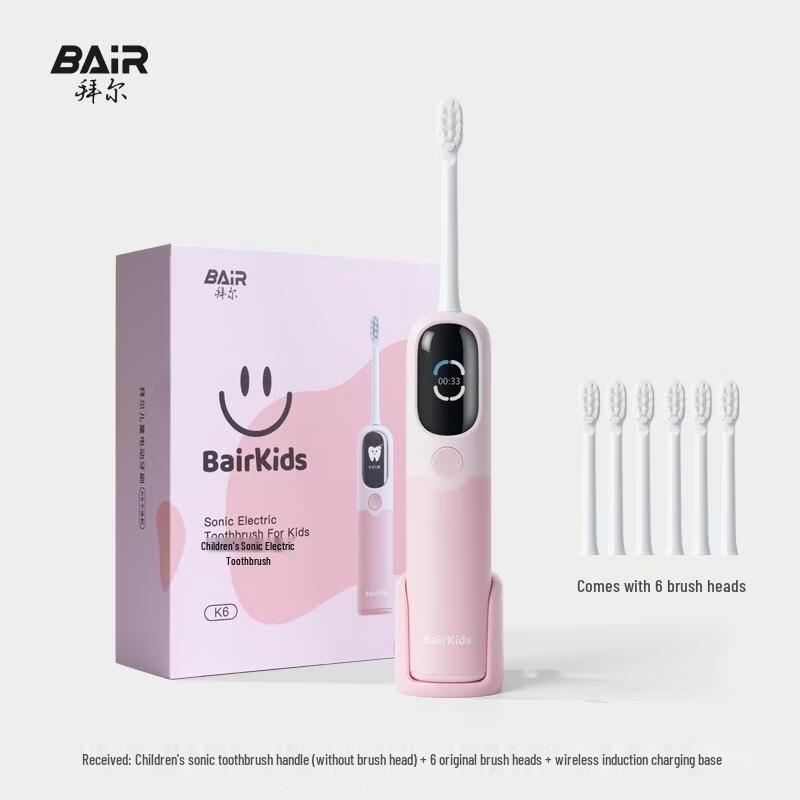 

BAIR K6 Умная визуальная электрическая зубная щетка для детей вилка CN (адаптер в комплекте)
