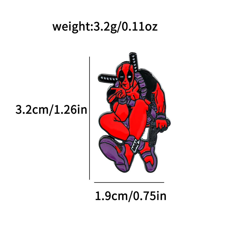 

Movie Enamel Pins Lapel Badges Metal Anime Brooches Fashion Accessory Backpack Clothes Jewelry Friend Gifts for Kid Friendly Entertaining Fun Play