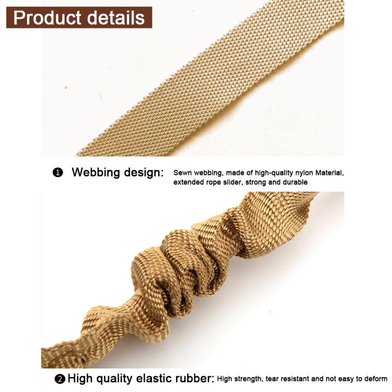 Outdoor Single Point Gun Sling Nylon Schultergurt Gewehr Seil Gürtel mit Metallschnalle taktische Ausrüstung