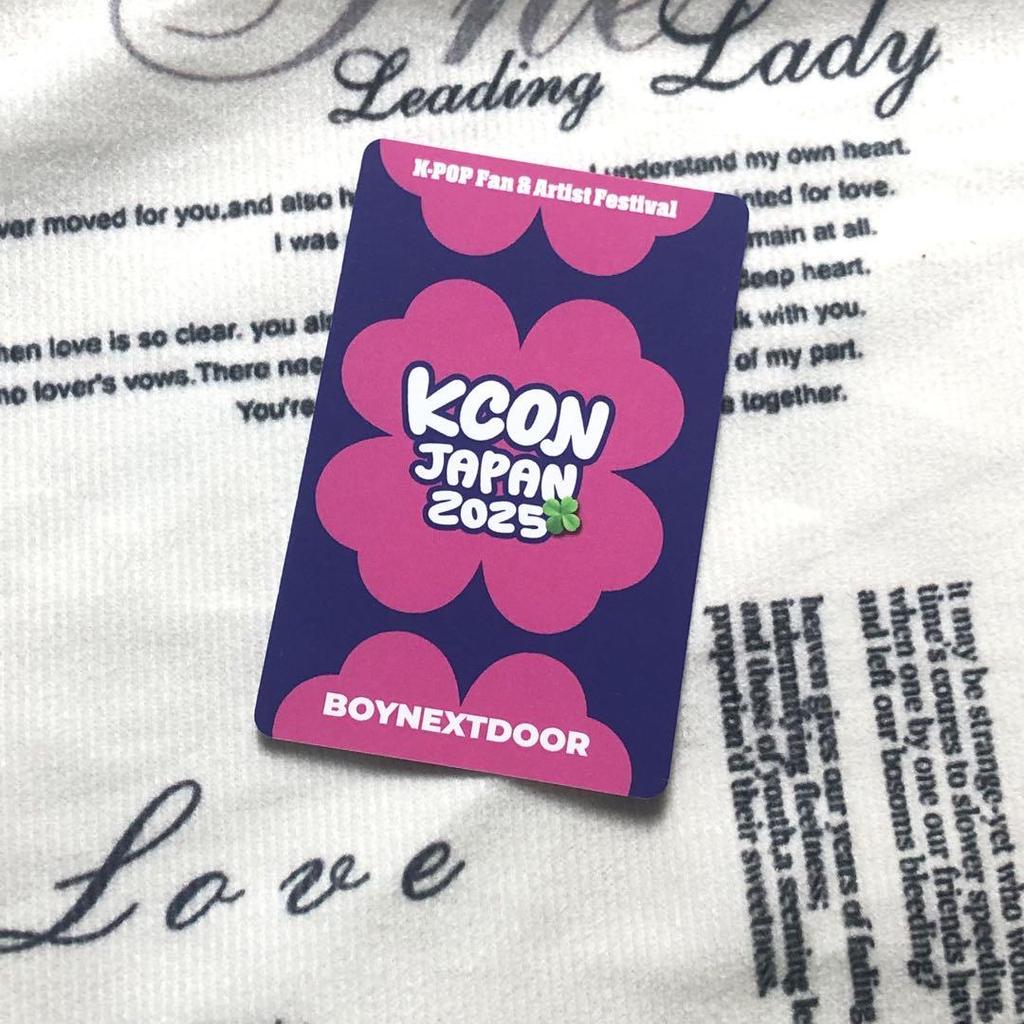 [USED] BOYNEXTDOOR Liu KCON JAPAN Online Lottery Trading Card