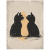 Love In Cat Style Love In Cat Style, 40X50 Cm, Unframed, Matte Paper 230 Gsm