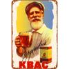 Vintage Soviet Poster Metal Tin Sign 20x30cm Bar Home Decor