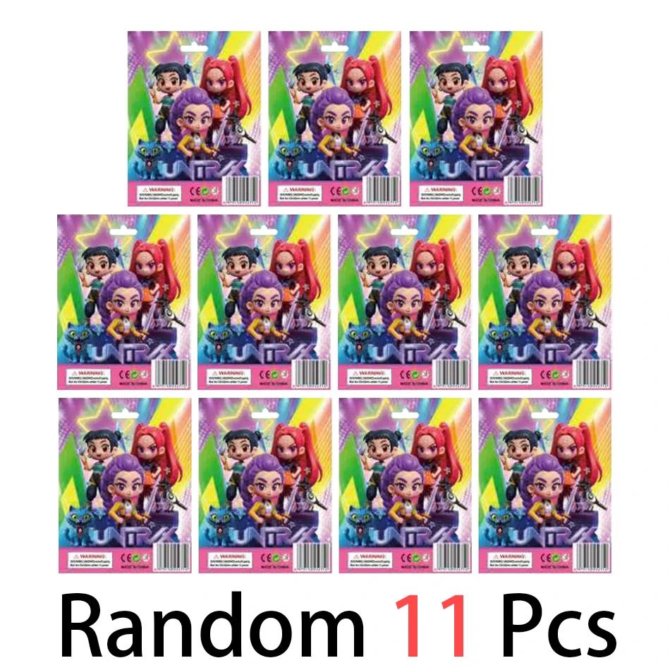 Anime Q Version Kpop Dämonenjäger Box Dämonenjäger Rumi Mira Zoey Tiger Spielzeug Schreibtischdekoration Statue Ornament Kind Weihnachtsgeschenk