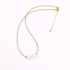 Elegant Olive Green Zircon Crystal Necklace: Retro Shine & Luxury Design for Women