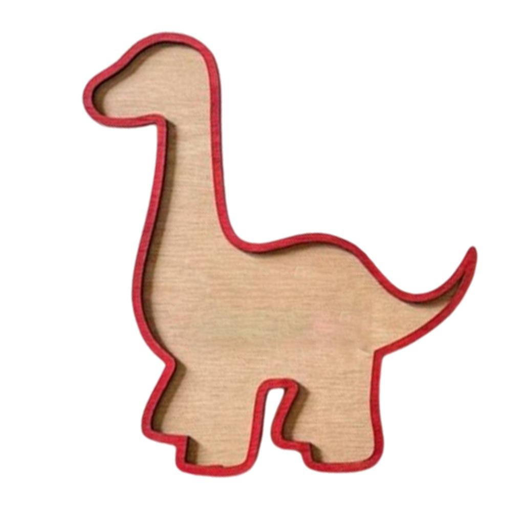 Child's Bedroom Dinosaur Wall Hanging Made of Safe Wood Perfect for Preschool and Home Decoration