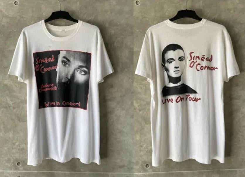 Винтажная белая футболка Sinead O Connor, двусторонняя, все размеры 2XL